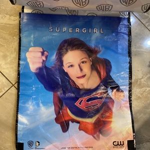 CW Supergirl plastic bag/tote in backpack style